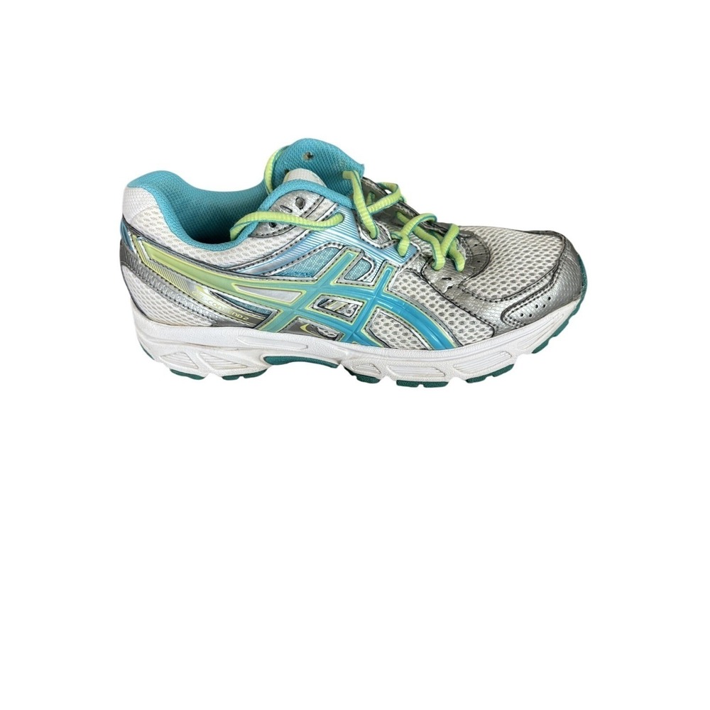 Used ASICS Women Gel Contend 2 Running Shoes Turquoise Lime Size 6.5 Good Cond - Picture 5 of 8